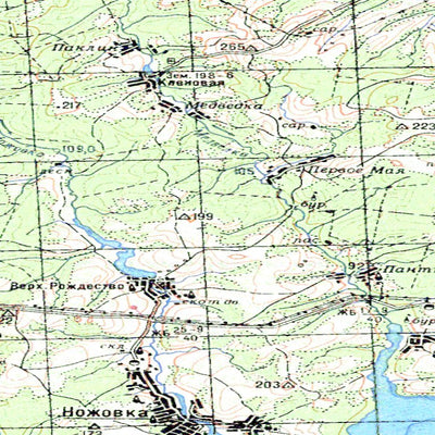 Avenza Systems Inc. Soviet Genshtab - o40-25 - Russia digital map