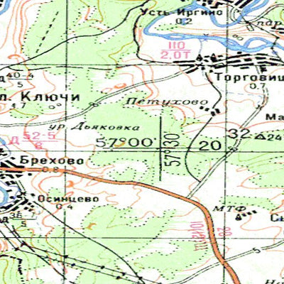 Avenza Systems Inc. Soviet Genshtab - o40-28 - Russia digital map