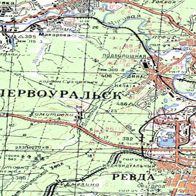 Avenza Systems Inc. Soviet Genshtab - o40-30 - Russia digital map