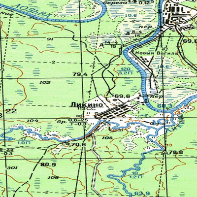 Avenza Systems Inc. Soviet Genshtab - o41-004 - Russia digital map