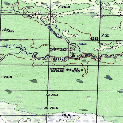 Avenza Systems Inc. Soviet Genshtab - o41-021 - Russia digital map