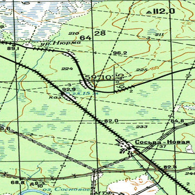 Avenza Systems Inc. Soviet Genshtab - o41-028 - Russia digital map