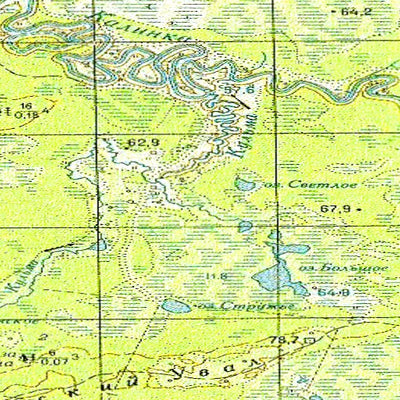 Avenza Systems Inc. Soviet Genshtab - o41-029 - Russia digital map