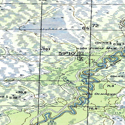 Avenza Systems Inc. Soviet Genshtab - o41-033 - Russia digital map
