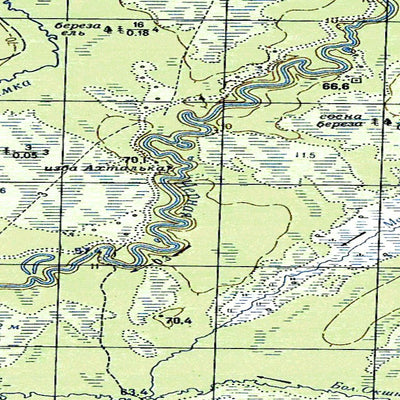 Avenza Systems Inc. Soviet Genshtab - o41-033 - Russia digital map