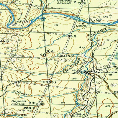 Avenza Systems Inc. Soviet Genshtab - o41-037 - Russia digital map