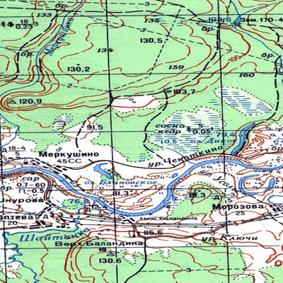 Avenza Systems Inc. Soviet Genshtab - o41-040 - Russia digital map