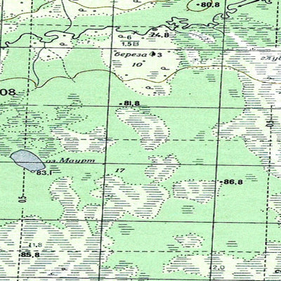 Avenza Systems Inc. Soviet Genshtab - o41-046 - Russia digital map