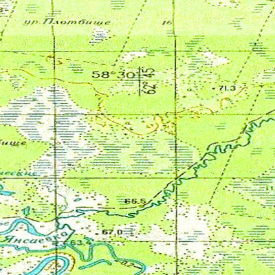 Avenza Systems Inc. Soviet Genshtab - o41-054 - Russia digital map