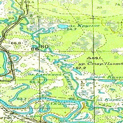 Avenza Systems Inc. Soviet Genshtab - o41-054 - Russia digital map