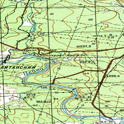 Avenza Systems Inc. Soviet Genshtab - o41-075 - Russia digital map