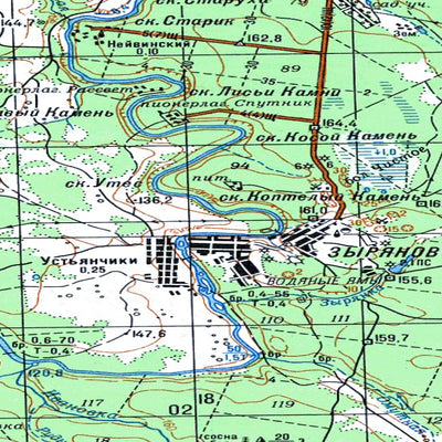 Avenza Systems Inc. Soviet Genshtab - o41-076 - Russia digital map