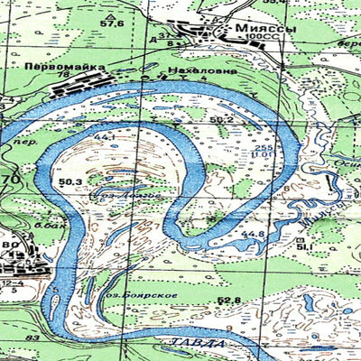 Avenza Systems Inc. Soviet Genshtab - o41-084 - Russia digital map