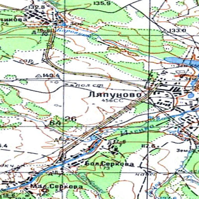 Avenza Systems Inc. Soviet Genshtab - o41-091 - Russia digital map