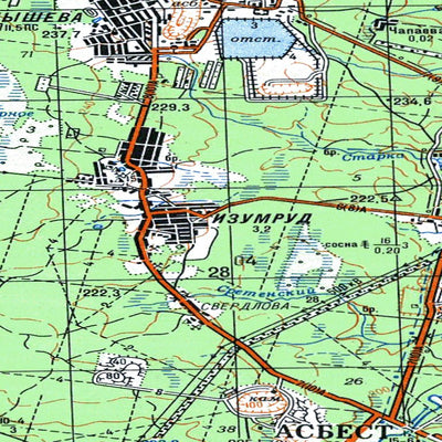 Avenza Systems Inc. Soviet Genshtab - o41-099 - Russia digital map