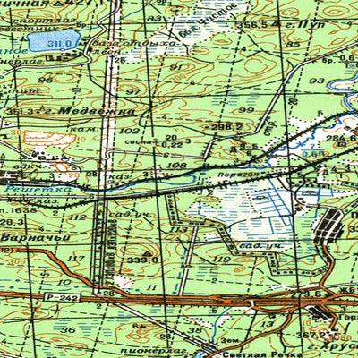 Avenza Systems Inc. Soviet Genshtab - o41-109 - Russia digital map