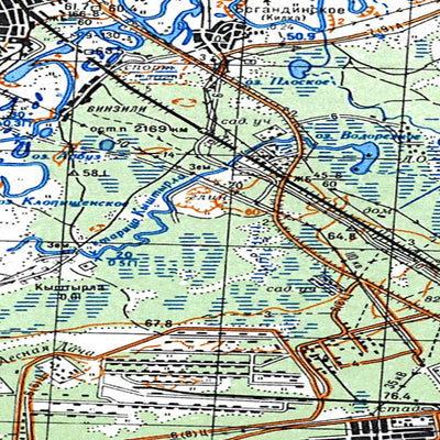Avenza Systems Inc. Soviet Genshtab - o41-120 - Russia digital map