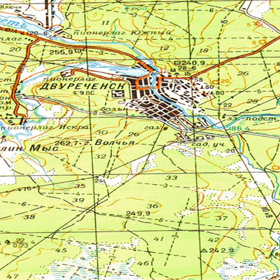 Avenza Systems Inc. Soviet Genshtab - o41-123 - Russia digital map