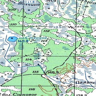 Avenza Systems Inc. Soviet Genshtab - o41-128 - Russia digital map