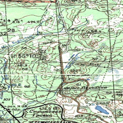 Avenza Systems Inc. Soviet Genshtab - o41-133 - Russia digital map