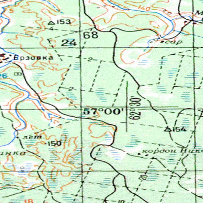 Avenza Systems Inc. Soviet Genshtab - o41-27 - Russia digital map