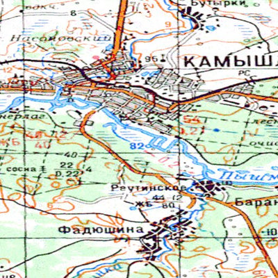 Avenza Systems Inc. Soviet Genshtab - o41-27 - Russia digital map