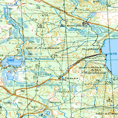 Avenza Systems Inc. Soviet Genshtab - o41-31 - Russia digital map