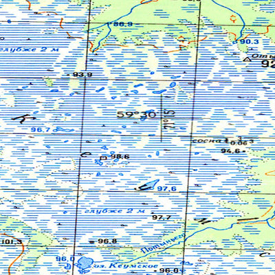 Avenza Systems Inc. Soviet Genshtab - o42-023 - Russia digital map