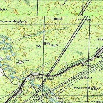 Avenza Systems Inc. Soviet Genshtab - o42-042 - Russia digital map