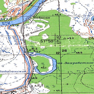 Avenza Systems Inc. Soviet Genshtab - o42-076 - Russia digital map