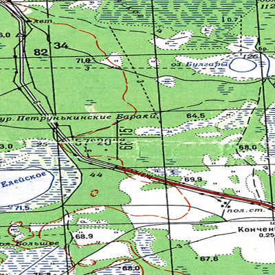 Avenza Systems Inc. Soviet Genshtab - o42-085 - Russia digital map