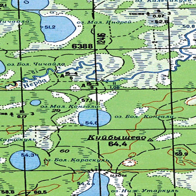 Avenza Systems Inc. Soviet Genshtab - o42-088 - Russia digital map