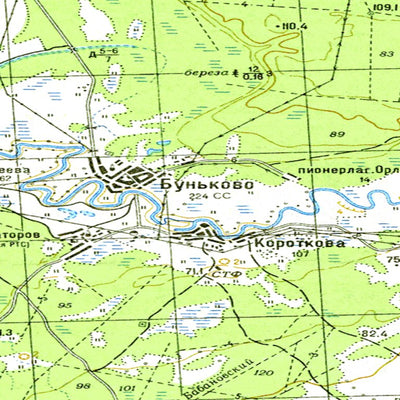 Avenza Systems Inc. Soviet Genshtab - o42-133--(1980) - Russia digital map