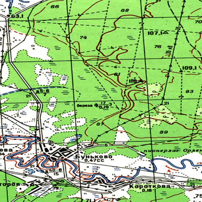 Avenza Systems Inc. Soviet Genshtab - o42-133--(1992) - Russia digital map