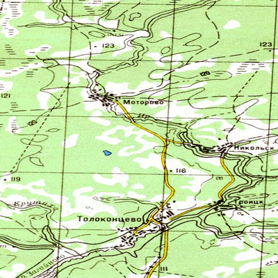 Avenza Systems Inc. Soviet Genshtab - o42-36 - Russia digital map