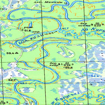 Avenza Systems Inc. Soviet Genshtab - o43-003 - Russia digital map