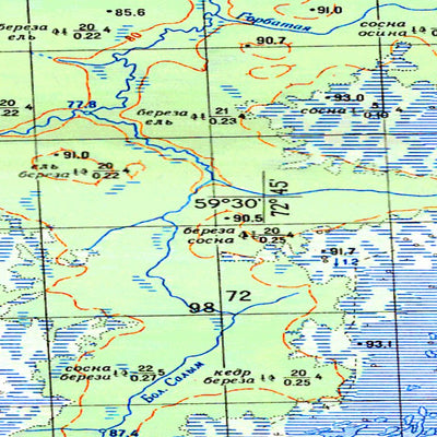 Avenza Systems Inc. Soviet Genshtab - o43-014 - Russia digital map