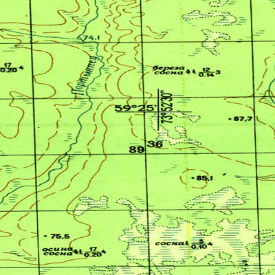Avenza Systems Inc. Soviet Genshtab: o43-016-4 digital map