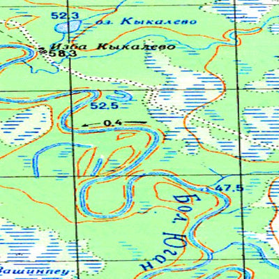 Avenza Systems Inc. Soviet Genshtab - o43-016 - Russia digital map