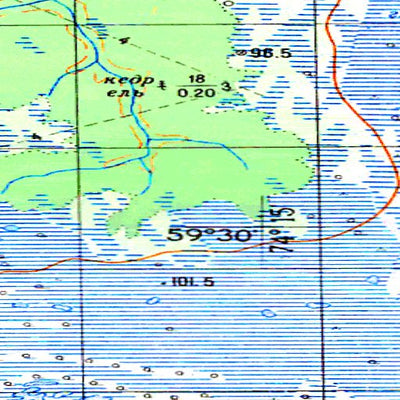 Avenza Systems Inc. Soviet Genshtab - o43-017 - Russia digital map