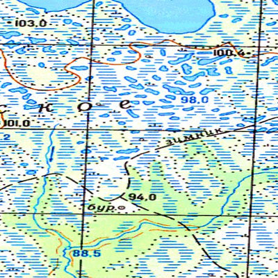 Avenza Systems Inc. Soviet Genshtab - o43-022 - Russia digital map