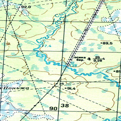 Avenza Systems Inc. Soviet Genshtab - o43-023 - Russia digital map