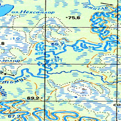 Avenza Systems Inc. Soviet Genshtab - o43-031 - Russia digital map
