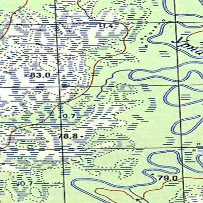 Avenza Systems Inc. Soviet Genshtab - o43-041--(1968) - Russia digital map