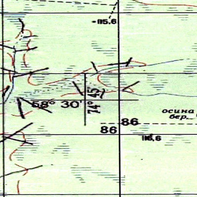 Avenza Systems Inc. Soviet Genshtab - o43-054 - Russia digital map