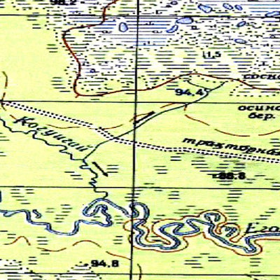 Avenza Systems Inc. Soviet Genshtab - o43-056 - Russia digital map