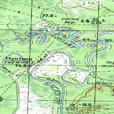 Avenza Systems Inc. Soviet Genshtab - o43-057--(1984) - Russia digital map