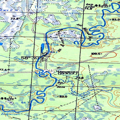 Avenza Systems Inc. Soviet Genshtab - o43-060 - Russia digital map