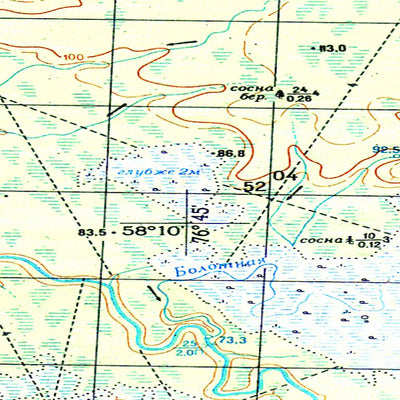 Avenza Systems Inc. Soviet Genshtab - o43-070 - Russia digital map