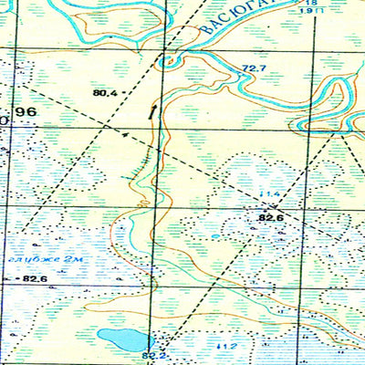 Avenza Systems Inc. Soviet Genshtab - o43-070 - Russia digital map